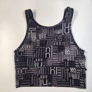 Lululemon Athletica Women's Power Pivot Everlux Motif Reversible Tank MEDIUM (?)